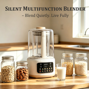 Máquina Eléctrica Automática para Hacer Leche de Almendras y Avena para Uso Doméstico, Máquina para Hacer Leche de Frutos Secos OEM con Autolimpieza y Diseño Desmontable - Product Image 1