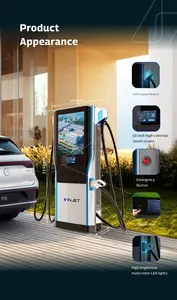 Caricabatterie EV DC di livello 3 stazione di ricarica per auto elettriche Fast 60kW 120kW 180kW 240kW DC Ev stazioni di ricarica