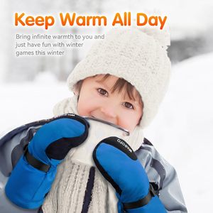 <span class=keywords><strong>Guanti</strong></span> <span class=keywords><strong>Invernali</strong></span> Ricaricabili 3000mAh in Poliestere Impermeabile Compatibili con Touchscreen per Bambini e Neonati per Snowboard e Sci - Product Image 6