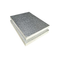 Panneau de conduit d'air PIR pré-isolé écologique 20-40 mm, panneau de gaine en mousse PIR avec feuille d'aluminium pour système CVC, panneaux de gaine AC PID