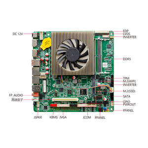 Carte mère Mini ITX Ultra 5 325 NPU TOPS 47 GPU TOPS 40 DDR5 Dual <span class=keywords><strong>HD</strong></span> I210AT 2 Lan SATA 3.0 NVMe SSD Connecteur haute vitesse 120 broches - Product Image 1