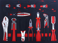 Coffre à outils roulant personnalisable à 7 tiroirs, 718 pièces, établi mobile avec plateau en bois, roulettes, emballage OEM en coffret rigide