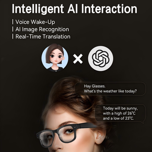 2025 Ai聊天gpt相机太阳镜800W高清镜头智能眼镜无线音频便携式视频录制运动智能AI太阳镜 - Product Image 5
