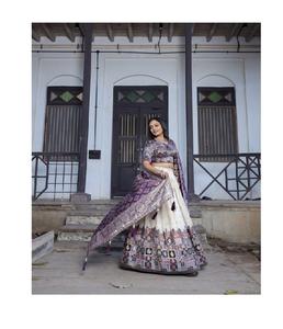 Ensemble Lehenga Choli pour femmes, tenue ethnique indienne pour les fêtes et les festivals, vêtements ethniques pour femmes pour les festivals et les fêtes - Product Image 5