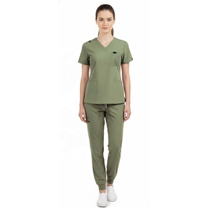 Ensemble de blouses médicales multicolores avec un design facile d'entretien <span class=keywords><strong>pour</strong></span> <span class=keywords><strong>les</strong></span> infirmières, <span class=keywords><strong>les</strong></span> médecins et <span class=keywords><strong>les</strong></span> aidants - Product Image 4