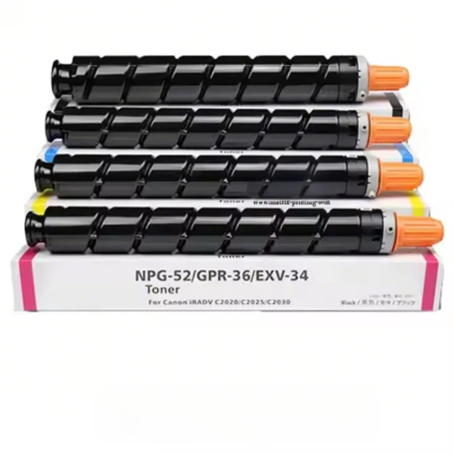 NPG-52 New Compatible Empty Toner Cartridge,GPR-36,C-EXV34,For Canon ImageRUNNER IR-C2020i/C2025i/C2030i/C2225/C2230/C2220