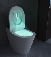 Capteur de mouvement Intelligent Corps Humain Détection Étanche Toilette Lampe Pied Lampe Atmosphère Colorée Lampe