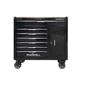 Nouvelle armoire de rangement d'outils pour atelier et garage, chariot à outils de réparation automobile avec <span class=keywords><strong>plateau</strong></span> en <span class=keywords><strong>bois</strong></span>, kit d'outils de réparation automobile, établi - Product Image 3