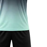 Conjunto de Uniforme de Fútbol Sublimado Personalizado, 100% Poliéster, 120 GSM, Secado Rápido, Transpirable, para Hombre, Ropa Deportiva de Equipo