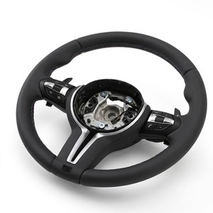Volante Deportivo Clásico <span class=keywords><strong>M</strong></span> <span class=keywords><strong>Sport</strong></span> de 3 Brazos en Cuero para F20/F22/F30/F32/F36/F10/F12/F15/F16 Serie 1/2/3/4/5 X3/X4/X5/X6 Estándar - Product Image 2
