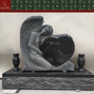 หินแกรนิต GOLDKING สำหรับทำป้ายหลุมศพพร้อมแกะสลักรูปนางฟ้า สำหรับอนุสรณ์สถานครอบครัว สุสานสาธารณะ และงานทำป้ายหลุมศพส่วนตัว - Product Image 6