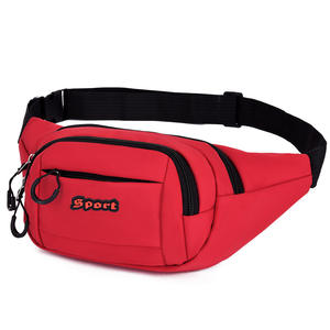 Sac banane de sport Amunitsoon rouge avec sangle réglable et poche intérieure zippée pour le cyclisme, la randonnée, les loisirs et les voyages – Collection Printemps 2025 - Product Image 3