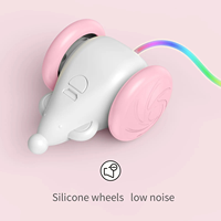 Jouets intelligents pour chats, balle roulante automatique, jouets électriques interactifs pour l'entraînement des chats, jouets pour chatons à mouvement autonome, accessoires pour animaux de compagnie