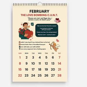 Calendario da Tavolo Rettangolare 2026 di Alta Qualità Ecologico con Animali, 12 Disegni Unici e Divertenti - Product Image 3