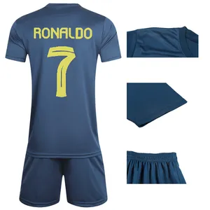 23 24 franelas de cristiano ronaldo al nassr fc maillot de football pour homme men football shirts cheap soccer wear jersey set