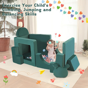 Giving Tree Modular <b>Kids</b> <b>Sofa</b> Building Blocks 17-Piece Set For Children Age 3+ Educational Play Furniture - Product Image 3