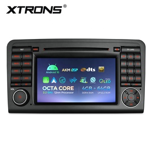 XTRONS Autoradio Android 7 pouces pour Mercedes-Benz ML GL W164 X164 AKM DSP DTS Son Sans Fil CarPlay Android Auto Écran QLED - Product Image 2