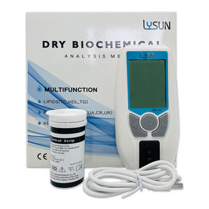 7 em 1 ÁCIDO ÚRICO CREATININA UREA TC HDL Triglicerídeo CHOL HDL Análise da função renal Dry Bioquímico Blood Lipid Analysis Meter - Product Image 2