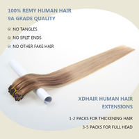 Extensiones de Cabello Virgen Chino 12A sin Procesar, 100% Alineadas con la Cutícula, de Alta Calidad, con Clip, Cabello Natural