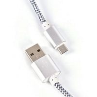 Câble Micro USB Câble de données de chargeur rapide tressé en nylon pour Samsung