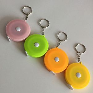 Ruban à mesurer personnalisé avec logo pour mesures corporelles et perte de poids, longueur 150 cm, avec porte-clés promotionnels - Product Image 3