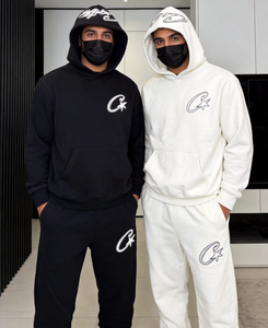 Conjunto Deportivo Personalizado para <span class=keywords><strong>Hombre</strong></span>, <span class=keywords><strong>Sudadera</strong></span> con Capucha, Pantalones Deportivos con Cintura Elástica, Estilo Y2K, Oversize, Hip Hop, Estampado Personalizado para Uso Diario Informal - Product Image 1