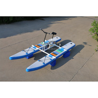 Cadre gonflable en alliage d'aluminium de haute qualité, jouet de mer flottante pour bicyclette, à pédales
