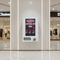 Distributeur automatique mural de snacks et de boissons à écran tactile 22 pouces, capacité 200-300, accepte plusieurs modes de paiement, compatible SDK, pour la vente au détail, les halls d'accueil et les bureaux
