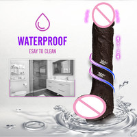 9 Vibration Riesige Schub dildo Silikon Penis Adult Toys Weibliche Heizung Rotierende Realistische Vibrations dildo maschine für Frauen