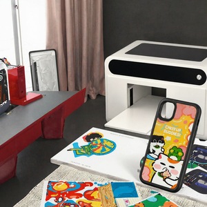 Stampante Inkjet UV Flatbed A4 per Stampa su Custodie per Telefoni, Bottiglie, Acrilico, Vetro, Personalizzazione con Inchiostro Bianco - Product Image 2