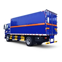 Vehículo de Transporte de Equipos de Voladuración OEM ODM 4X2 18t Gvw con Caja de Carga Antiestática de 40cbm