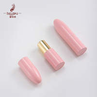 Rouge à lèvres rond en aluminium en forme de bulle3.5g