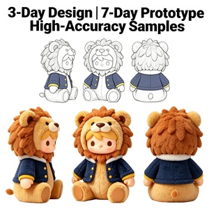 WEIMEI ODM Mignonne poupée en vinyle Lion, grande peluche personnalisée avec visage en vinyle, boîte mystère, vente en gros de jouets tendance dérivés de l'IP - Product Image 2