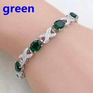 กำไลข้อมือรูปกากบาทประดับอัญมณี ดีไซน์เรียบง่าย แฟชั่นใหม่จาก AliExpress ขายส่งจากโรงงานโดยตรง - Product Image 1
