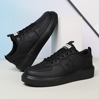 Chaussures de sport blanches pour hommes, taille spéciale 47, style Air Force, originales, simples, à semelle épaisse, décontractées, pour la course et la mode