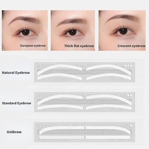 Guía de silicona para cejas, cinta con forma de cejas DIY, posición adhesiva auxiliar para cejas, accesorios de maquillaje permanente para cejas Microblading - Product Image 3