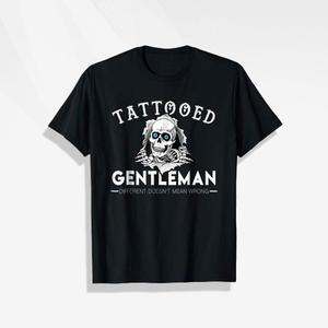 Camisetas Casuales de Manga Corta con Cuello Redondo para Hombre, Hechas a Medida, 100% Algodón, Tejido de Punto de 180 Gramos, Impresión Serigráfica - Product Image 3