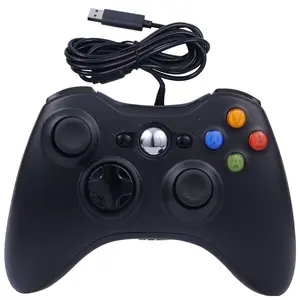 Novo controle com fio USB Gamepad para Xbox360 Controlador console de videogame Joypad Joystick acessórios para jogos para PC
