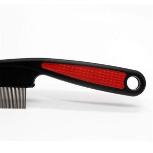 Peigne <span class=keywords><strong>anti</strong></span>-puces professionnel pour chiens et chats, en acier inoxydable à dents fines, antidérapant, durable et <span class=keywords><strong>efficace</strong></span>, pour le contrôle des squames et l'élimination des tiques. - Product Image 3