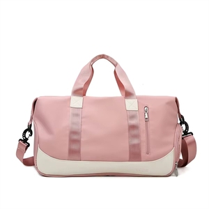 Vietnam Women <b>Waterproof</b> Weekender Overnight with Shoe Compartment Wet Pocket Nylon Sports Tote Gym <b>Bag</b> - Product Image 4