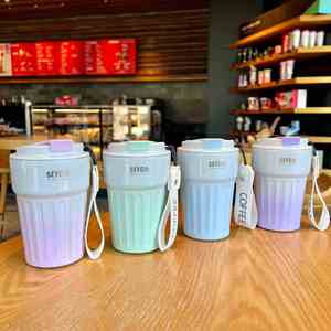 สินค้าใหม่มาแรง แก้วน้ำสแตนเลสสุญญากาศ ขนาด 400 มล. 500 มล. พร้อมฝาปิด - Product Image 1