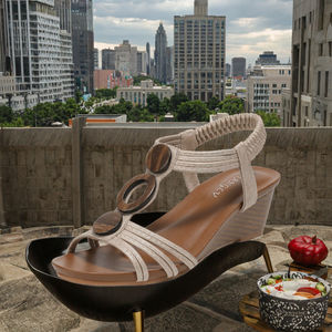 Nuevas Sandalias de Plataforma con Tacón Grueso y Punta Abierta para Mujer, Zapatos de Moda Sexy con Suela de Goma para Primavera y Otoño - Product Image 3