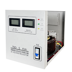 เครื่องควบคุมแรงดันไฟฟ้าอัตโนมัติ TND 5kVA 5000VA 110V 220V สำหรับใช้ในบ้านและสำนักงาน TND-5KVA ช่วงแรงดันไฟฟ้าเข้ากว้าง ทำงานได้อย่างมีประสิทธิภาพ - Product Image 2