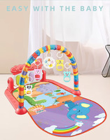 Alfombra de Juego Musical Sensorial AiJH para Bebés, Tapete de Gimnasio Suave, Piano de Juguete, Gimnasio de Actividades para Bebés