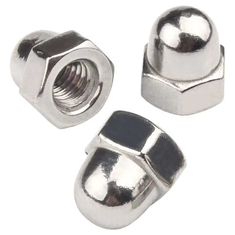 M5 Dome lock nut carbon steel dome nut stainless steel hex dome cap nuts