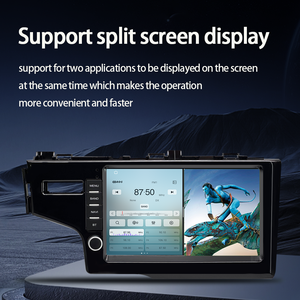 LELV 9\" Pemutar DVD Mobil untuk Honda Fit <span class=keywords><strong>3</strong></span> Jazz 2014-2020 Navigasi GPS Otomatis Pemutar Video Stereo dengan Carplay Android 14 WIFI - Product Image 4