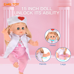 Kit de médecin de poupée infirmière chantante fille en gros d'usine avec poupée pour enfants jouet <span class=keywords><strong>interactif</strong></span> <span class=keywords><strong>docteur</strong></span> jouets jouer à faire semblant - Product Image 5