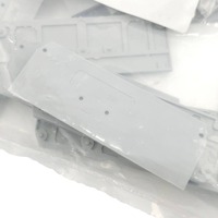 280-314 Bornier de raccordement DIN Rail d'origine allemande en stock, plaque d'extrémité et plaque intermédiaire, épaisseur 2,5 mm, gris 280-314