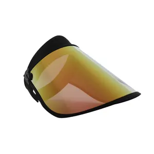 UV güzellik moda yaz güneş gölge şapka Unisex güneş yüz kalkanı vizör rahat güneş gölge şapka koruma cilt
