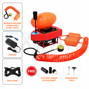Equipo de Buceo Portátil con Aparato de Respiración de Snorkel, Aletas Artificiales, Cilindro de Oxígeno Pulmonar Flotante - Product Image 6